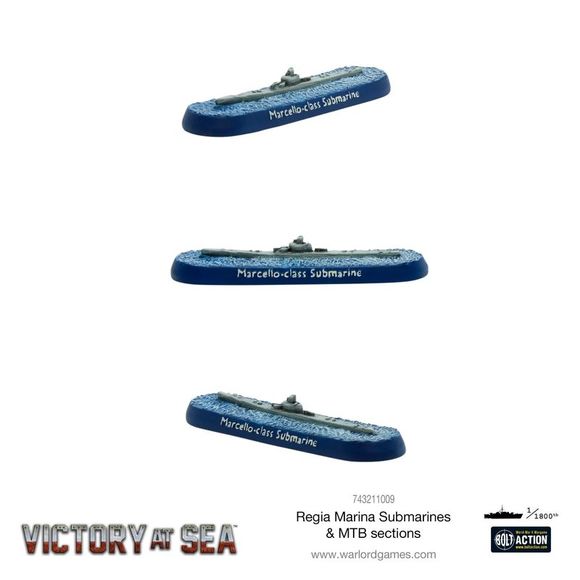 Victory at Sea - Regia Marina Submarines & MTB Sections - Picture 3 of 4